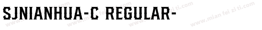 SJnianhua-C Regular字体转换